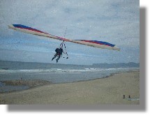 Hang Gliding in Pacific City overlooking Pacific Ocean